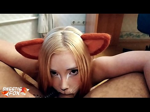 ❤️ Kitsune swallow dick and cum in her mouth ☑ Super sex at us ☑